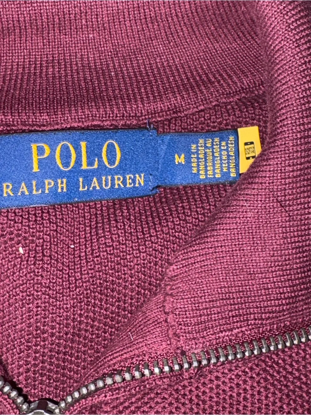 Polo by Ralph Lauren Men's Half-Zip Pullover in Wine